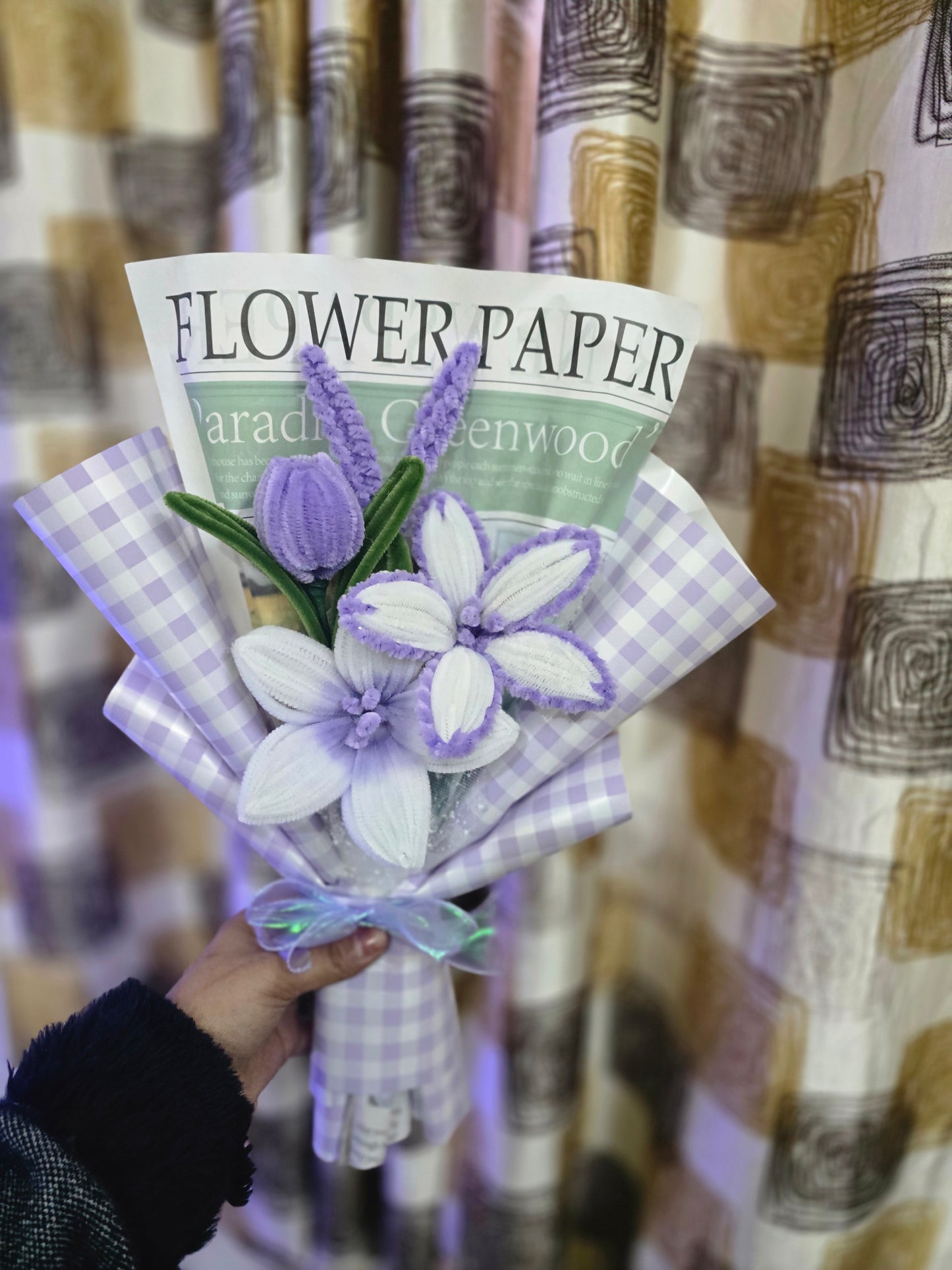 Flower paper bouquet