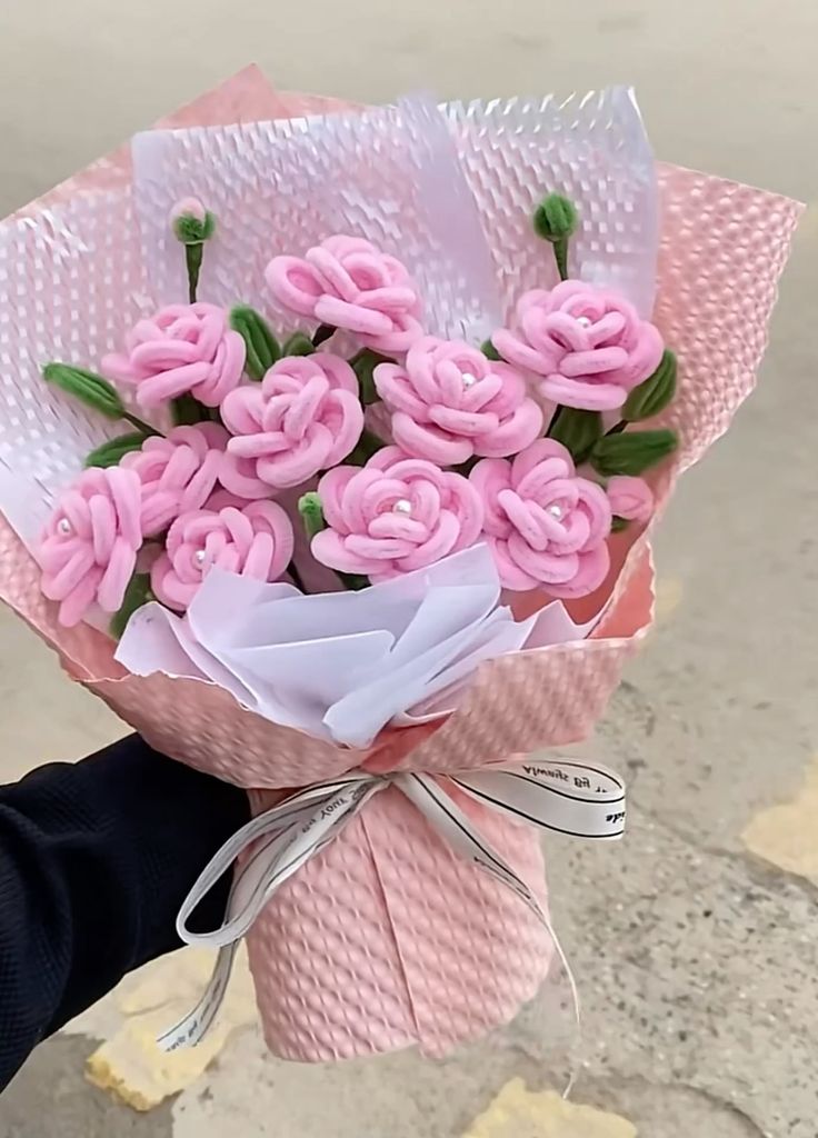 Pink flowers bouquet